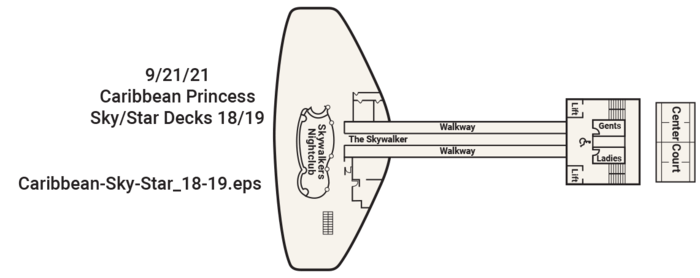 Ship Interior & Deck Plans on Caribbean Princess